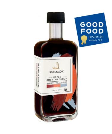 Runamok Maple Organic Smoked Maple Old Fashioned Cocktail Syrup - 8.45 Fl Oz | Non-Alcoholic Mixer for Perfect Smoky Old Fashioned Cocktails - Buy Online on GoSupps.com