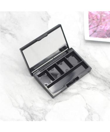 Buy 4-Box Empty Eyeshadow Pans & Palette with Mirror | Versatile Eyeshadow Makeup Palette for International Shipping - Buy Online on GoSupps.com