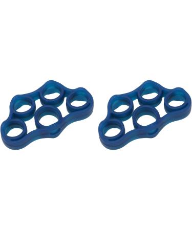 Finger Trainer High Flexibility Soft Silicone Light Portable 2 Pieces Finger Exerciser for Family Dark Blue 11lb - Buy Online on GoSupps.com