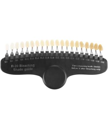 Tooth Whitening Shade Guide - 20 Colors with Engraved Numbering in Portable Aluminum Case for Before & After Bleaching - International Shipping - Buy Online on GoSupps.com