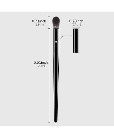 GOHIGH Smudge Brush Precision Eyeshadow & Eyeliner Tool | Synthetic Bristles Ideal for Flawless Makeup Application - Buy Online on GoSupps.com