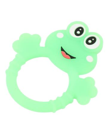 Babies Teether  Gum Massage Comfortable Baby Teething Toy Ideal Present Frog Shape Silicone for Infant