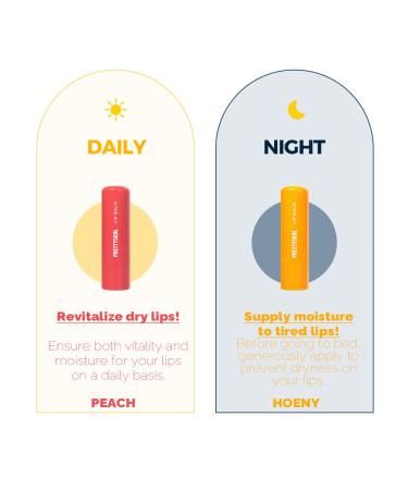PRETTYSKIN Moisture Lip Balm 0.15oz.(4.5g) Smooth Soft Texture Hydrating Natural Shine Glossy korean lip balm (Peach) - Buy Online on GoSupps.com