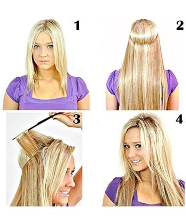 24" Wire In Secret Hair Extensions One Piece Miracle Extensions Straight Hairpiece Long - Medium Brown (60cm-120g) - Buy Online on GoSupps.com