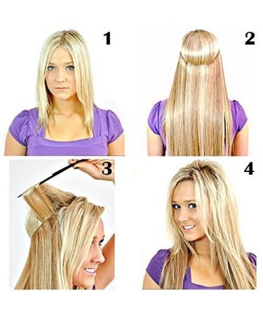 Buy Invisible Wire Hairpiece Extensions - Silver-Gray 50cm Thickening Weft - 90g International Shipping - Buy Online on GoSupps.com