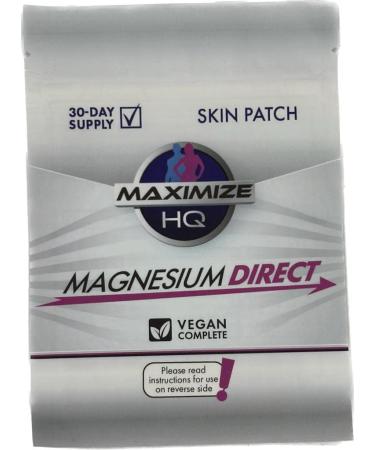 MaximizeHQ Magnesium Direct Skin Patch - Body Patch for Stronger Bones Muscles and Joints 30pcs