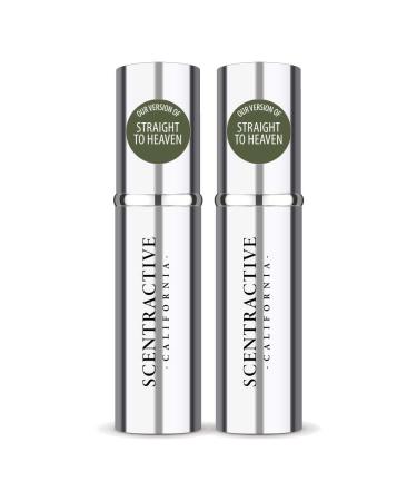 CA Perfume Impression of Straight To Heaven For Men Replica Version Fragrance Dupes Concentrated Long Lasting Eau de Parfum Spray Refillable Atomizer Bottle 0.17 Fl Oz/5ml-X2 BY KLN STRAIGHT TO HEAVEN IMPRESSION 0.34 Fl Oz (Pack of 1)