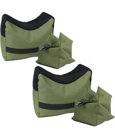 2 Sets of Outdoor Shooting Rest Bags for Rifles/Long Guns, Durable and Waterproof Oxford Sandbags, Portable Hunting and Shooting Gun Rack