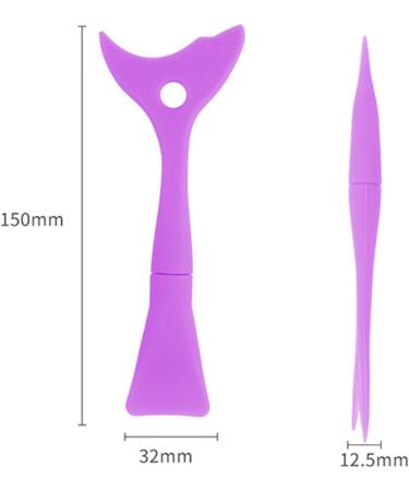 YOXIER Mascara Guard 3 In 1 Makeup Mascara Shield Wear-Resistant Makeup Tool Purple - Buy Online on GoSupps.com