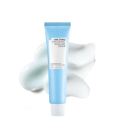ONE THING Hyaluronic Squalane Cream (2.36 fl.oz / 70ml), Korean Skincare, Cream, Hyaluronic Acid, Moisturizing, Oil-moisture Balance, Moisture