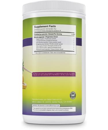 Buy Betel Natural Polvo de Nopal (Prickly Pear) with Grapefruit Pineapple & Papaya - 16 Oz | International Shipping Available - Buy Online on GoSupps.com