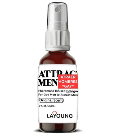 Gay LAYOUNG Atraer Hombres Colonia con Infusi n de Feromonas Para Hombre F rmula Feromona