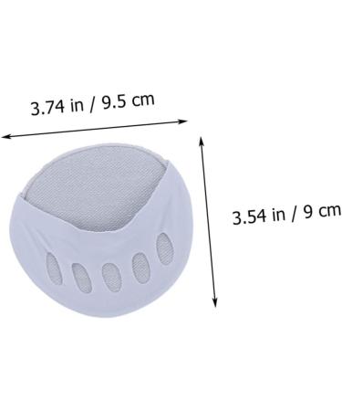 Buy 6 Pairs High Heels Forefoot Metatarsal Pads - Invisible Half Insoles for Women's Boots - Miss Cotton White Shoe Bottom Protector - Buy Online on GoSupps.com