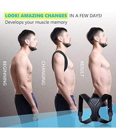 DFHBFG Posture Corrector - Back Support Brace for Men & Women | Prevent Slouching & Improve Clavicle Alignment (Medium - Buy Online on GoSupps.com