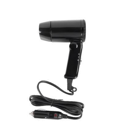 Menolana Car High Power Hair Dryer Car Styling Hair Dryer 12V Adjustable Small Foldable Lightweight Hairdryer for Women Men for Traveling