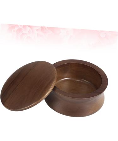 FOMIYES 2pcs Travel Soap Dish Set - Japanese Wooden Bowl for Shaving Soap & Foam - Solid Wood & Bamboo - Perfect Men's Grooming Accessory - Buy Online on GoSupps.com
