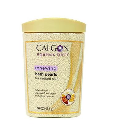 Calgon Ageless Bath Series Renewing Pearls (16-Ounce) Renewing Pearls 16 Fl Oz (Pack of 1)