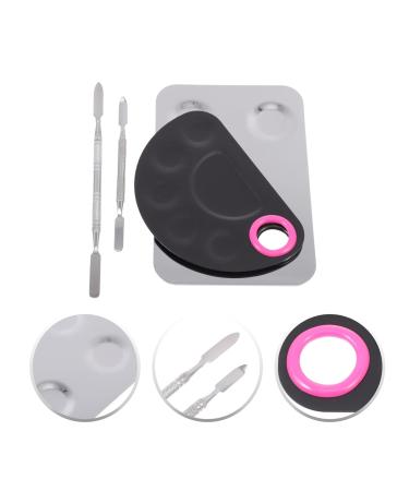 Buy Nail Art Display Boards Set - Rustproof Steel Pallet Nail Stand for Makeup Colors | Malpot Manicure Indicator - 15x10x0.5cm Silver | International Shipping - Buy Online on GoSupps.com