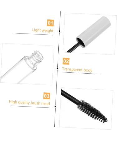 AUTSUPPL 11pcs Eyelash Tube Empty Mascara Tube Mascara Tubes Empty Mascara Wand Mascara Tubing Plastic White - Buy Online on GoSupps.com