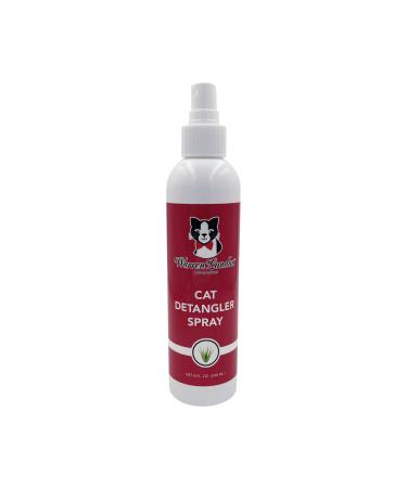 Warren London Cat Detangler Spray for Matted Hair | Leave in Conditioner Pet Detangling Spray That Demattes & Refreshes | Use with Cat Brush or Grooming Glove | Made in USA