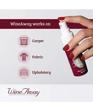Wine Away Red Wine Stain Remover 2oz - Effective Stain Removal for All Fabrics | Shop Internationally - Buy Online on GoSupps.com