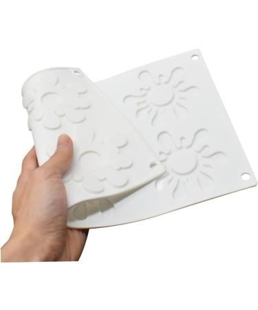 Zerodeko 3pcs Candy Decor Cupcake Decorations Silicone Cookie Mold Fondant Molds Cookie Stencils Cake Stencils Gummy Molds Sunflower Mold Cookie Molds Candy Molds White Chocolate Cake Mold mediumx3pcs Whitex3pcs - Buy Online on GoSupps.com