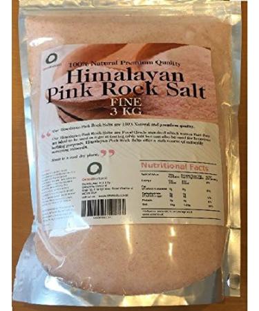 Omninatural Himalayan Pink Fine Rock Salts in Pouch 3 kg - Buy Online on GoSupps.com