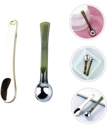  FRCOLOR Set of 2 Mini Makeup Spatulas for Skin Care for Face Cream Eye Cream Reusable and Easy to Clean - Buy Online on GoSupps.com