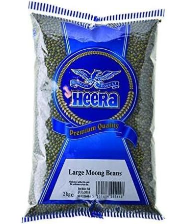 Seelans Superstore Heera Large Moong Beans (Berken) 2kg (Pack of 1) Provides Healthy Plant-Based Protein - One Of The Most Popular Ingredients In Traditional Indian Cuisine
