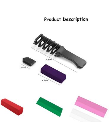 Qivange Hair Chalk Comb 6 Pcs - Temporary Non-Toxic Hair Coloring for Kids - Ideal Christmas Birthday Party Gifts - Ages 4+ - 6 Count - Buy Online on GoSupps.com