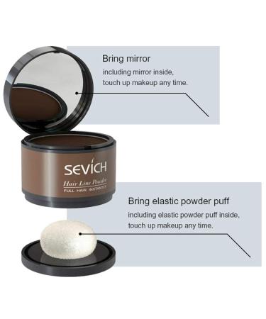 SEVICH Instant Hairline Shadow: Grey Hair Root Concealer for Thinning Hairline - Light Brown - Buy Online on GoSupps.com