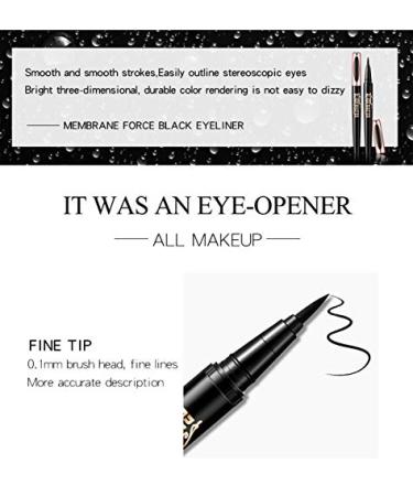 Macfee Waterproof Eyeliner - Long Lasting Quick Dry Eye Makeup in Black | Shop Internationally - Buy Online on GoSupps.com