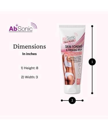 Absonic Skin Firming Milk | Aloe Body Lotion |Cellulite Cream | Fat Burning Skin Firming Lotion | Tones Tightens Belly Butt & Thighs after Weight Loss | Hypoallergenic | Liposuction Effect - Buy Online on GoSupps.com
