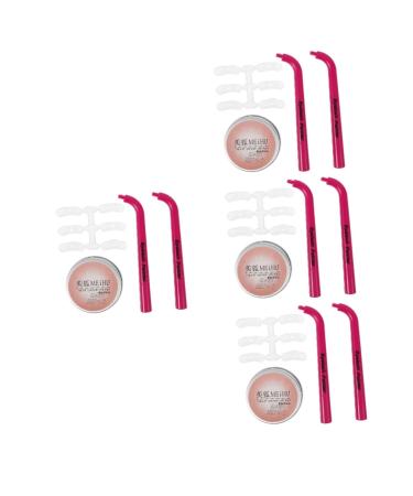 FRCOLOR 4 Sets Eye Makeup Aid Lash Stamp for Bottom Eyelashes Lash Stamp for Lower Lashes Eyelash Stencils Eyeliner Stencils Eyelashes Prints Stamp Eyelash Stamp for Beginner Diphenylene