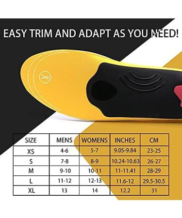 VALSOLE Orthotic Insole Arch Support for Plantar Fasciitis & Overpronation - Blue UK-4-23cm - Buy Online on GoSupps.com