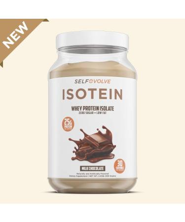 Isotein Isolate Protein Powder - 25g Whey Isolate for Post Workout Recovery | 0g Sugar 1g Fat - Milk Chocolate (2lbs) - Buy Internationally - Buy Online on GoSupps.com
