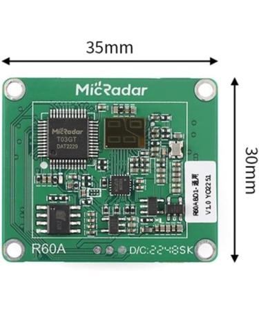 Buy Bassulouda 1 Piece R60ABD1 60G Millimeter Wave Radar Breathing Module - Multifunctional & Portable - Fast Worldwide Shipping - Buy Online on GoSupps.com
