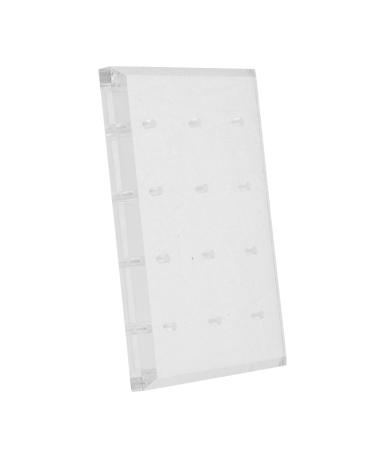 FOMIYES Sanding Head Base Nail Salon Supplies Nail Drill Display Holder Nail Polishing Bit Storage Rack Nail Drill Bit Holder Nail Art Tools Holder Acrylic Stand Frame Multiple Slots