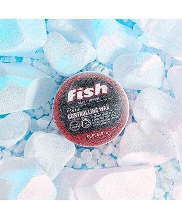 FISH Superhold Fish Fix Controlling Hair Wax 100ml - Long-lasting Hold and Control for Men and Women - Buy Online on GoSupps.com