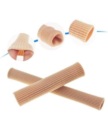 Silicone Toe Protection Hose - 2 Pcs Gel Bandage Cushions for Friction Relief & Pain Alleviation (15x2cm) - Buy Online on GoSupps.com