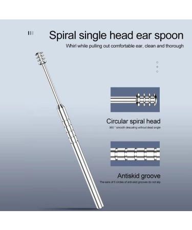 9pcs Stainless Steel Ear Picks with Carrying Case - Earwax Removal Kit for Adults & Kids - Reusable and Smooth - Perfect for Travel and Home Use (Silver) - Buy Online on GoSupps.com