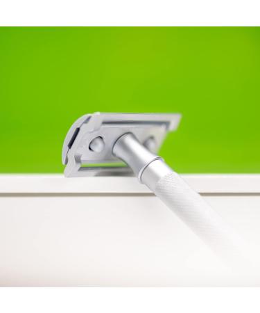 Merkur 22C Razor Plane | Matte Chrome Satin | Three-Part Closed Comb | Ideal for Wet Shaving | Durable Zinc & Brass | Made in Germany - Buy Online on GoSupps.com