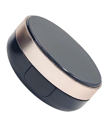 minkissy Box Dispenser Container Body Powder Makeup Containers Black Container Loose Powder Containers Makeup Powder Container Powder Dispenser Travel Filling Powder Puff Abs