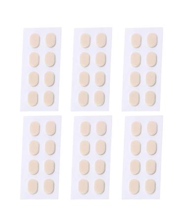24 Pairs Non-Slip Soft Stick-On Nose Pads for Eyeglasses and Glasses 1.0mm