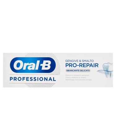 Oral-B Professional toothpaste gums and nail polish with gentle tooth whereabouts neutralizes bacteria reduces irritation 1 pack x 75 ml - Buy Online on GoSupps.com