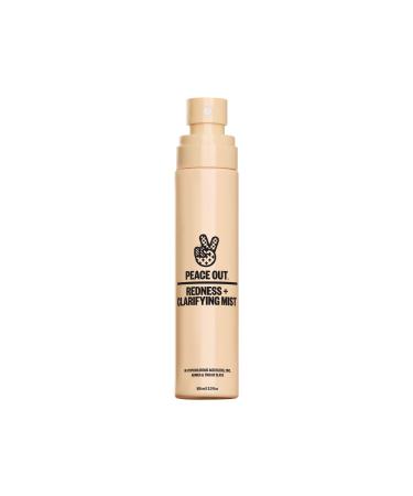 Peace Out Skincare Redness & Clarifying Mist Hypochlorous Acid Spray Helps Reduce Redness and Excess Oil Balancing Facial Spray for Acne-Prone Skin 3.3 fl oz