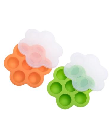 VICASKY Ice Mold 2pcs Food Container Fridge Containers Toddler Snack Containers Food Case Ice Tray Child Mold Ice Molds