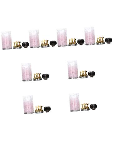 FRCOLOR 8 Sets nail holder metal holder fake nail tip stand false nail tip holder nail art tip holder pedicure tip stand pedicure stand nail art display rack practice tools magnet manicure