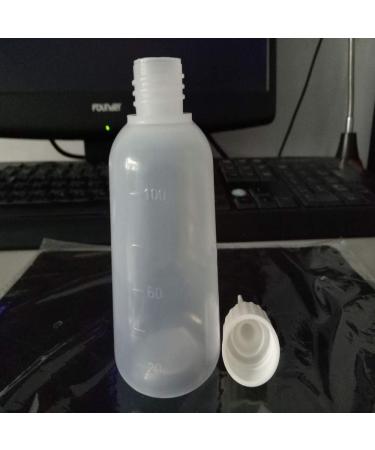 U-K 100ML Industrial Glue Gel Oil Reusable Plastic Squeeze Bottle Liquid Dispensing Dropper Bottles with Scale for Crafts Art Glue Multi Purpose as shown - Buy Online on GoSupps.com
