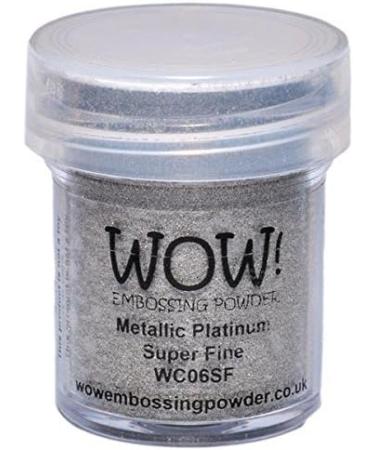 Wow! Metallic Embossing Powder Bundle - Gold, Silver, Platinum, Copper - 15ml (Set of 4) - Buy Online on GoSupps.com